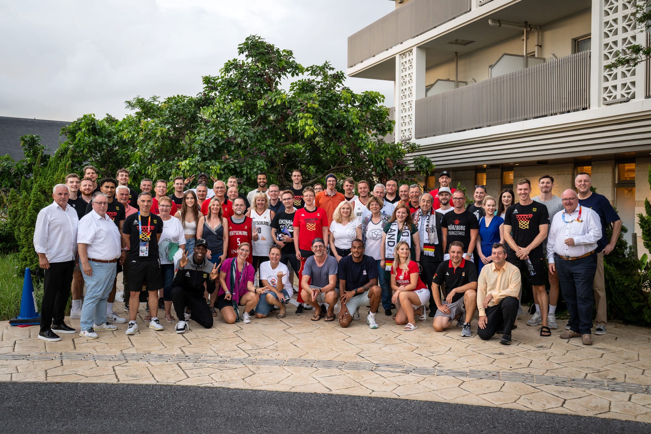 Basketball Okinawa 30.08.2023
FIBA Basketball World Cup 2023
Weltmeisterschaft der Männer
Treffen von Deutschen Fans mit dem Team
DBB Fanreise
Foto: Tilo Wiedensohler/camera4